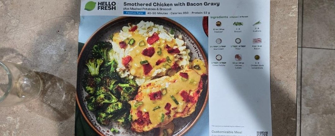 Smothered Chicken with Bacon Gravy